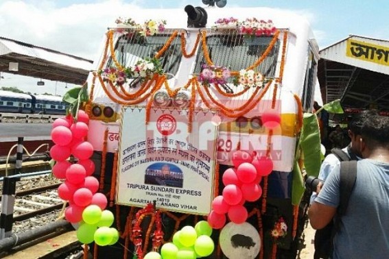 Tripura : Delhi-Agartala rail connectivity attract more tourists Tripura : Delhi-Agartala rail connectivity attract more tourists